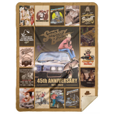 Smokey And The Bandits Blanket, Smokey And The Bandits Movie Fleece Blanket MSHL Premium Mink Sherpa Blanket 60x80
