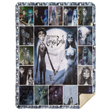 Corpse Bride Blanket, Tim Burton's Corpse Bride Fleece, Sherpa Blanket MSHL Premium Mink Sherpa Blanket 60x80