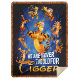 We Are Never Too Old For Tigger Blanket The Tigger Quilt Fleece Sherpa Throw MSHL Premium Mink Sherpa Blanket 60x80