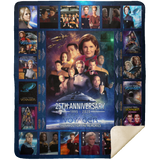 Star Trek Blanket Star Trek - Voyager Fleece Sherpa Blanket Soft and Warm - MSHM Premium Mink Sherpa Blanket 50x60