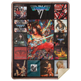 Van Halen V1 Blanket Fleece Sherpa Throw Quilt Blanket for Bedroom Sofa MSHL Premium Mink Sherpa Blanket 60x80