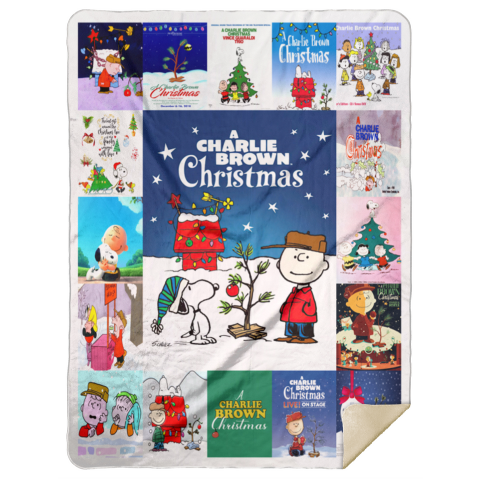 Christmas Movies Blanket Merry Christmas Fleece Sherpa Warm Christmas Gift MSHL Premium Mink Sherpa Blanket 60x80