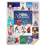Christmas Movies Blanket Merry Christmas Fleece Sherpa Warm Christmas Gift MSHL Premium Mink Sherpa Blanket 60x80