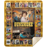 Guns-moke Blanket Quilt Supper Soft Lightweight Blanket for Bedroom Living Room Sofa, Fleece or Sherpa Blankets, Gift Ideas, Christmas Birthday - MSHM Premium Mink Sherpa Blanket 50x60