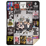 5 Seconds Of Summer Blanket Fleece Sherpa Throw Quilt Blanket for Bedroom Sofa MSHL Premium Mink Sherpa Blanket 60x80