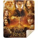 The Lord Of The Rings Blanket One Ring Quilt Fleece Sherpa Throw Blanket MSHM Premium Mink Sherpa Blanket 50x60