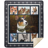 Basenji Dog Blanket Basenji Dog Lover Quilt Fleece Sherpa Blanket - MSHM Premium Mink Sherpa Blanket 50x60