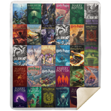 Harry Potter Blanket Harry Potter - J. K. Rowling Quilt Fleece Sherpa Throw - MSHM Premium Mink Sherpa Blanket 50x60