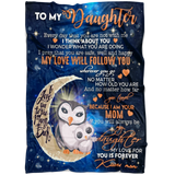 To My Daughter Blanket - Owl