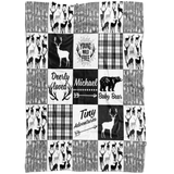 Tribal Baby Woodland Theme Minky 4
