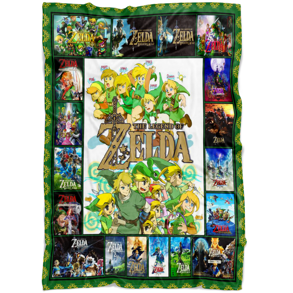The Legend of Zelda V3 Blanket copy