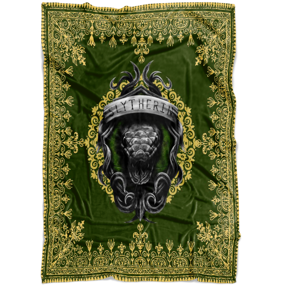 Mandala The Slytherin Snake Harry Potter Blanket copy