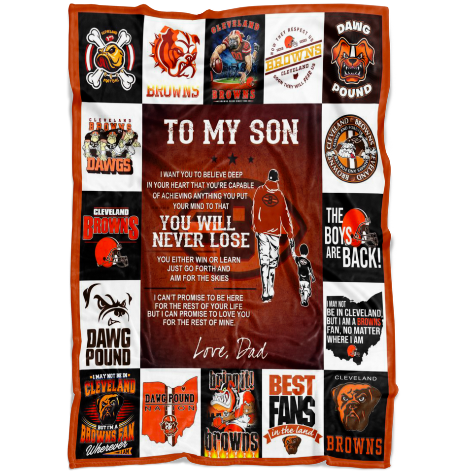 Cleveland Browns Quilt Blanket 01 copy