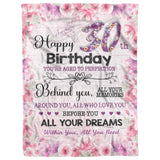 30th Birthday Gifts for Women Blanket copy