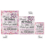 30th Birthday Gifts for Women Blanket copy