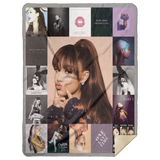 Ariana Grande Quilt Blanket Fleece Sherpa Throw Blanket - MSHL Premium Mink Sherpa Blanket 60x80