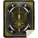Zelda True Heroes Blanket The Legend of Zelda Quilt Fleece Sherpa Throw Blanket MSHM Premium Mink Sherpa Blanket 50x60