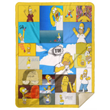 Homer Simpson Blanket, The Simpsons Quilt, Fleece, Sherpa Blanket Gift Idea - MSHL Premium Mink Sherpa Blanket 60x80