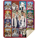 The Love Boat Blanket, The Love Boat TV Series Fleece, Sherpa Blanket MSHM Premium Mink Sherpa Blanket 50x60