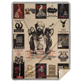 Monty Python And The Holy Grail Blanket, Funny Movie Fleece, Sherpa Blanket MSHL Premium Mink Sherpa Blanket 60x80