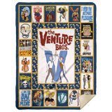 The Venture Bros Blanket, The Venture Bros TV Series Fleece, Sherpa Blanket - MSHL Premium Mink Sherpa Blanket 60x80