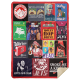 Red Dwarf Blanket Red Dwarf Quilt Fleece Sherpa Throw Blanket - MSHL Premium Mink Sherpa Blanket 60x80