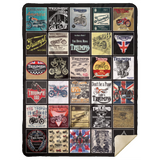 Triumph Motorcycles Blanket Triumph For Fans Quilt Fleece Sherpa Blanket - MSHL Premium Mink Sherpa Blanket 60x80