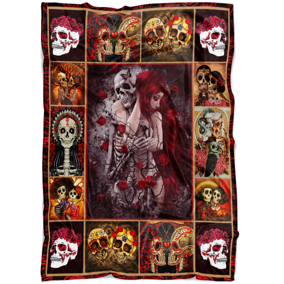 Sugar Skull Blanket