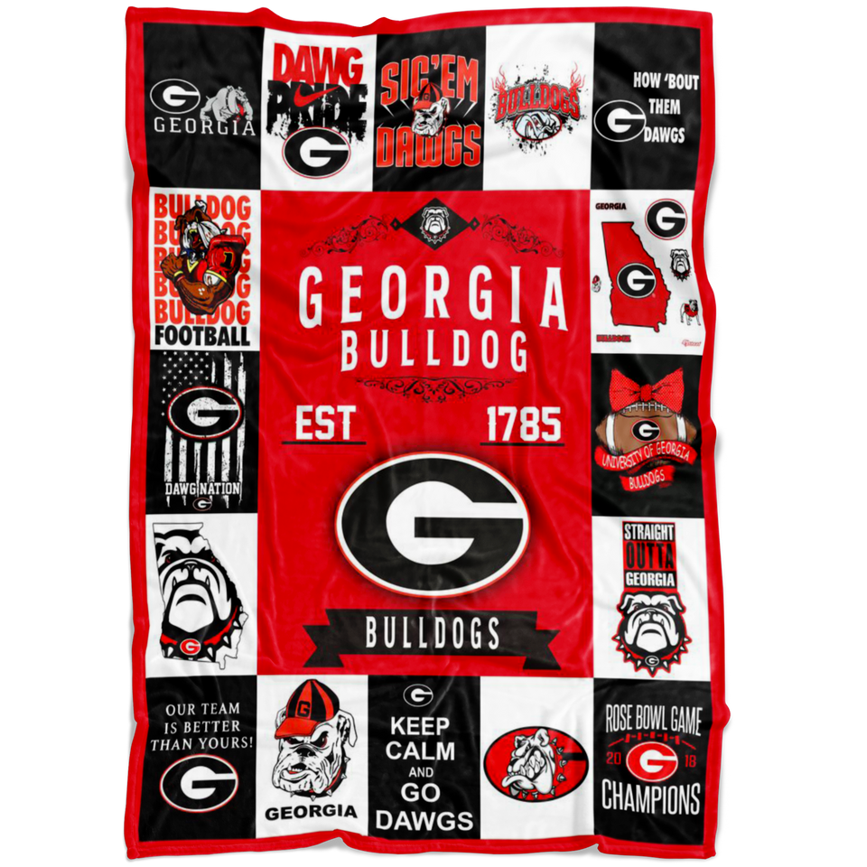 Georgia Bulldogs V3 Blanket copy