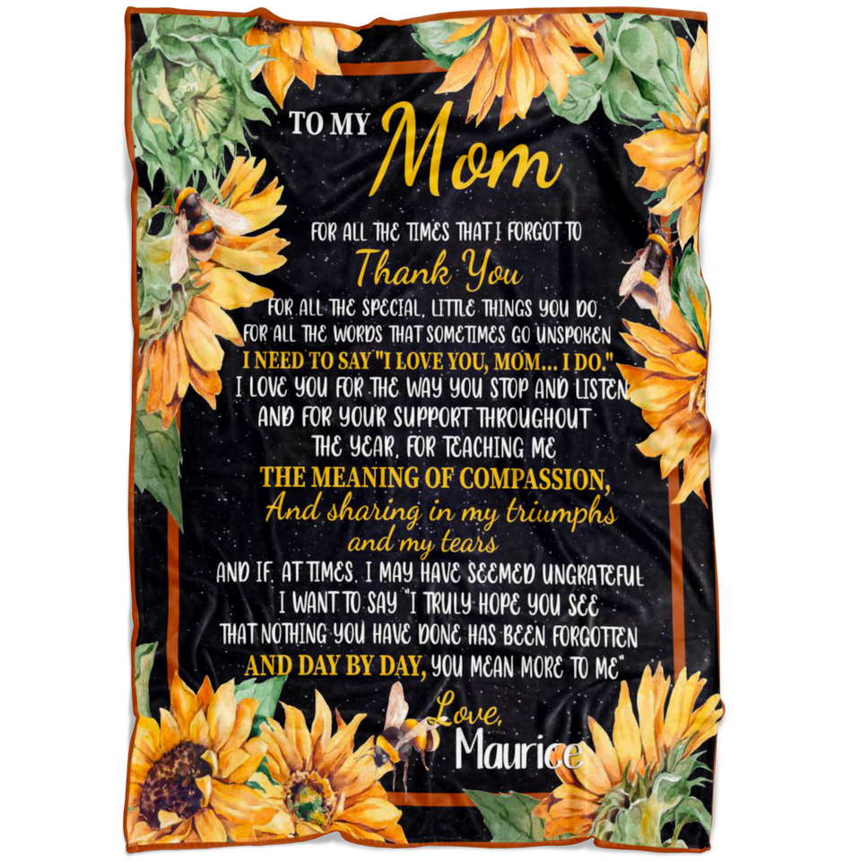 to my mom Sunflower You are My Sunshine - -min