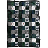 Woodland Deer Buck and Antlers Northern Lumberjack Theme