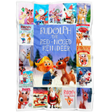 Rudolph The Red Nosed Reindeer Blanket