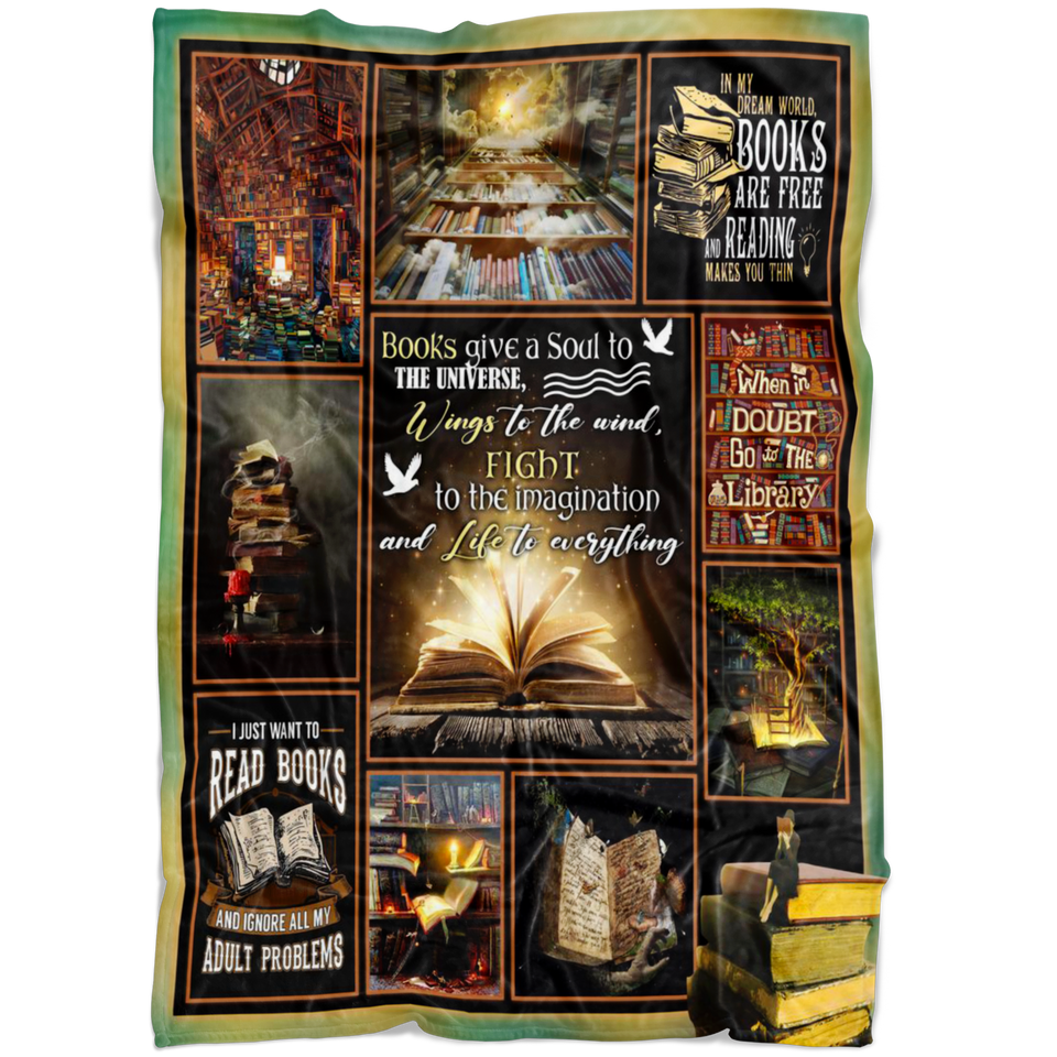 I Love Reading Blanket copy