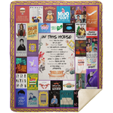 Friends Blanket Friends Quotes Quilt Fleece Sherpa Throw Blanket TV Series MSHM Premium Mink Sherpa Blanket 50x60