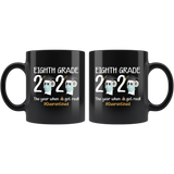 8th Grade The Year When Shit Got Real Before High School Coffee Mug 11oz, Funny Quarantined Mug - TL