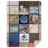 we love you mom!! Nina, Timmy, marz, Stella,  - MSHL Premium Mink Sherpa Blanket 60x80