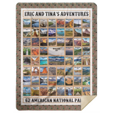 ERIC AND TINA'S ADVENTURES - MSHL Premium Mink Sherpa Blanket 60x80