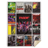 Ratt Blanket, Ratt Band Fleece, Sherpa Blanket For Fans MSHL Premium Mink Sherpa Blanket 60x80