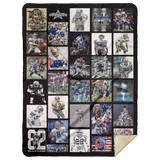 DALLAS COWBOYS ART Throw Blanket Quilt for Bedroom Living Room Sofa - MSHL Premium Mink Sherpa Blanket 60x80