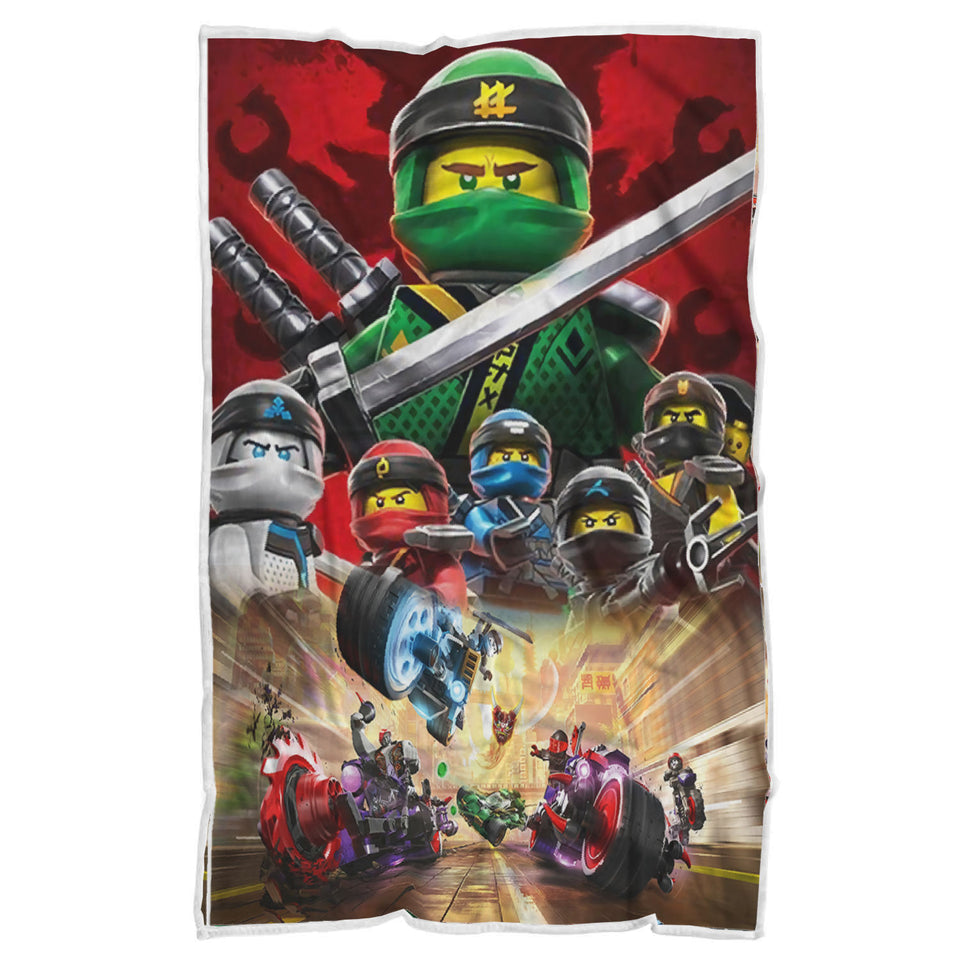 Ninja_go Blanket Ninja_go Throw Bed Blankets Soft and Warm Bed Couch Living Room - Cozy Plush Fleece Blanket - 50"x60" wc