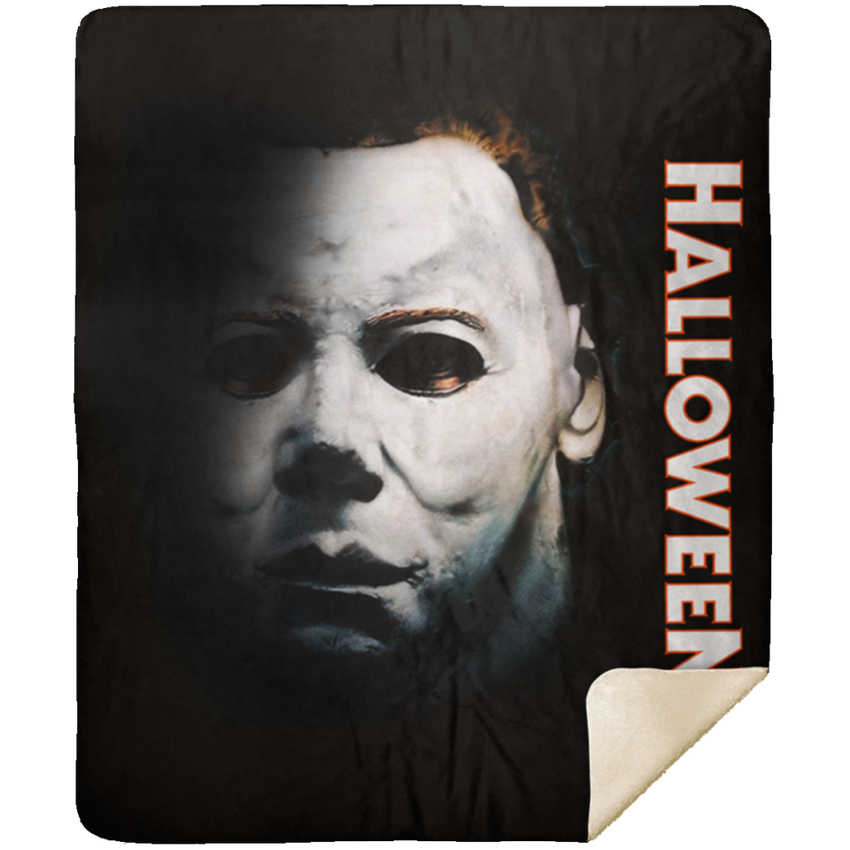 Halloween Michael Myers Ultra-Soft Warm Micro Fleece Throw Blanket Sherpa - MSHM Premium Mink Sherpa Blanket 50x60