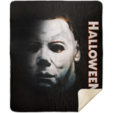 Halloween Michael Myers Ultra-Soft Warm Micro Fleece Throw Blanket Sherpa - MSHM Premium Mink Sherpa Blanket 50x60