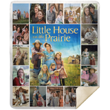 Little House on The Prairie Fleece Sherpa Blanket Quilt Supper Soft Lightweight Blanket for Bedroom Living Room Sofa - MSHM Premium Mink Sherpa Blanket 50x60