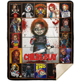 (Child's Play Chucky - Annabelle V2) - MSHM Premium Mink Sherpa Blanket 50x60