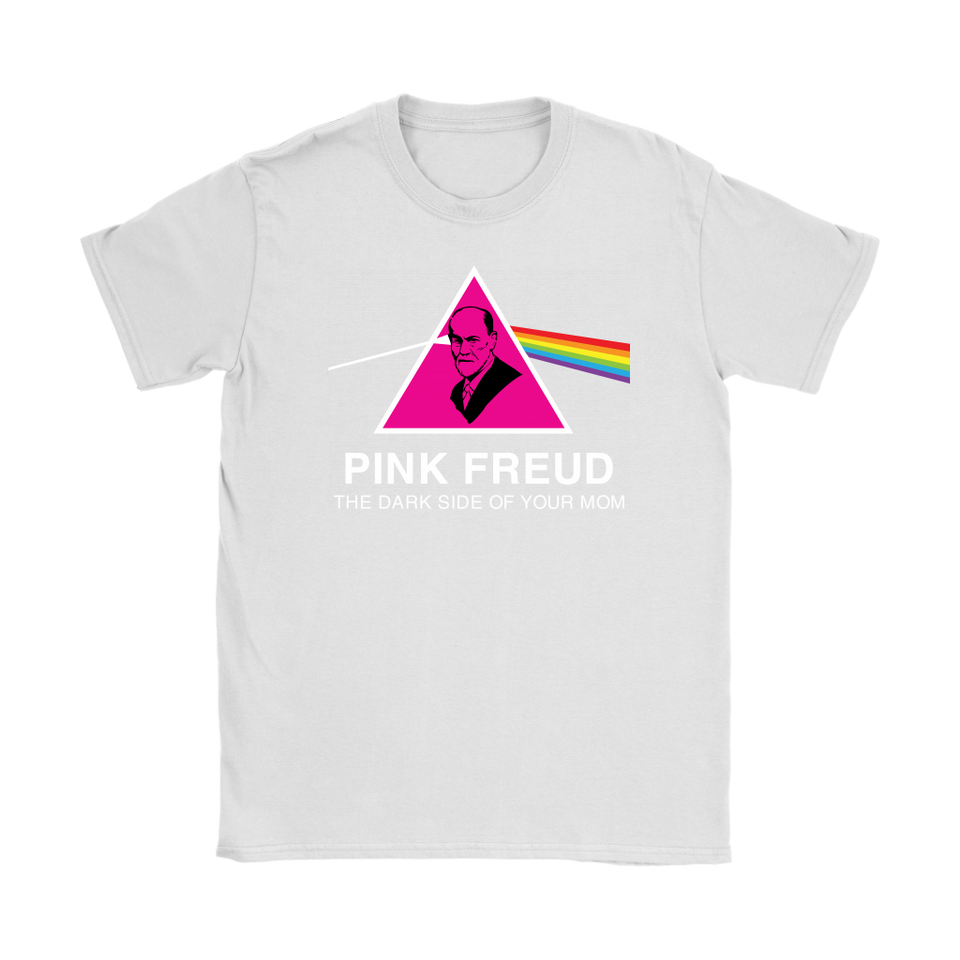 Mr.Jyotis Pink Freud The Dark Side of Your Mom T-Shirt Womens Morden - TL