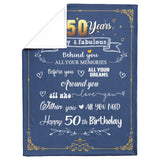 50th Birthday Gifts Blanket copy