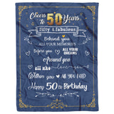 50th Birthday Gifts Blanket copy