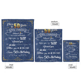 50th Birthday Gifts Blanket copy