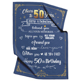 50th Birthday Gifts Blanket copy