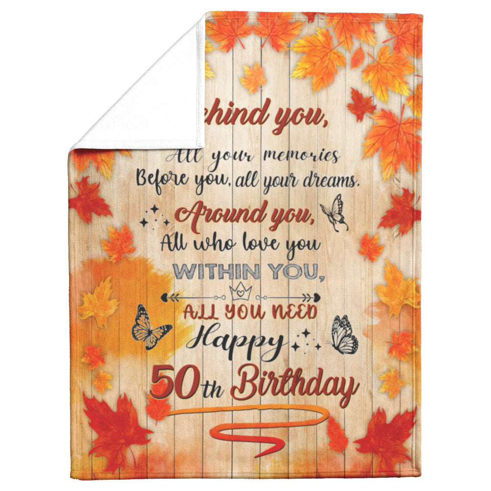 50th Birthday Gifts for Women Blanket copy